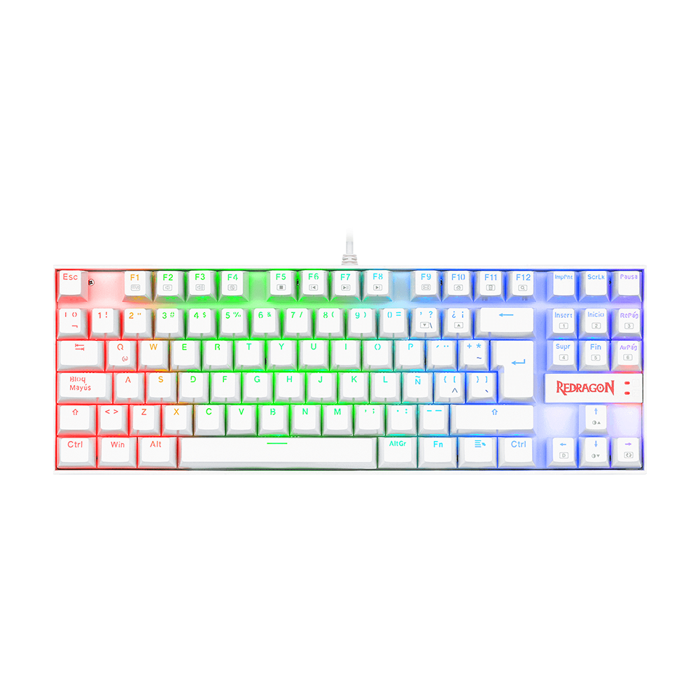 red dragon keyboard white