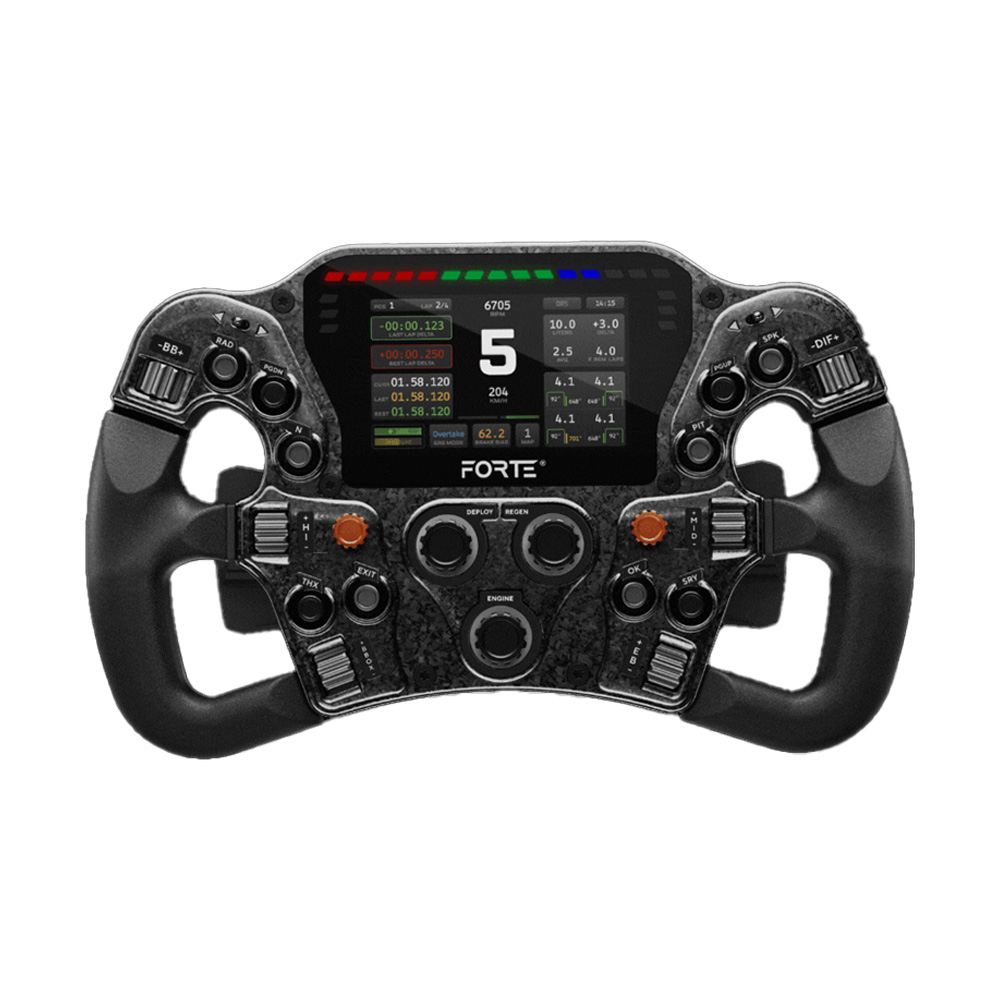 Asetek Simsports Forte Formula Pro Wheel (只含button box, 需於下方另購握環)
