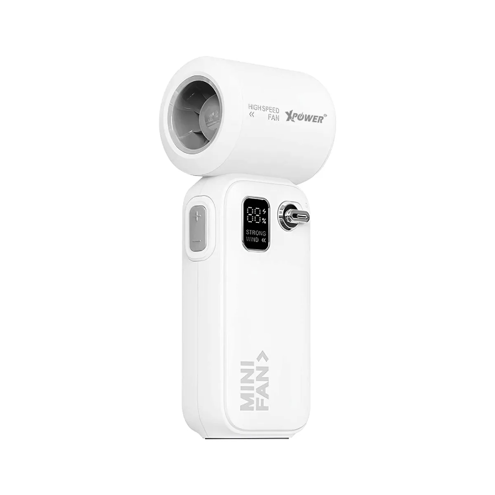 XPower COOLER MINI 手提充電式便攜迷你渦輪風扇(White)