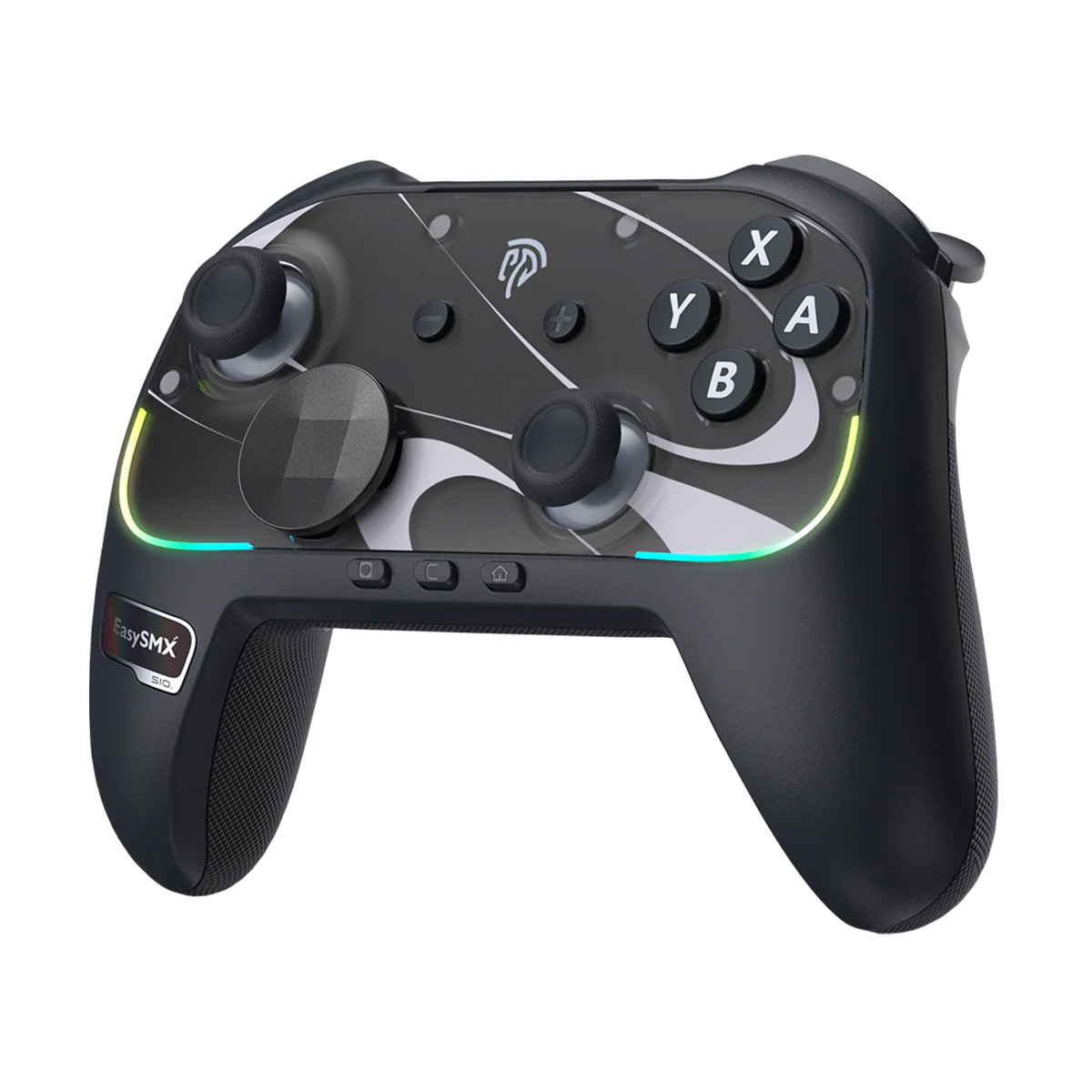 EasySMX S10 藍牙無線控制器(TMR搖桿-支援Macro-相容Switch2)(黑色)
