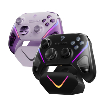 EasySMX D10 三模無線控制器連充電底座(TMR搖桿-有體感-彩光-震動 -雙模式扳機)