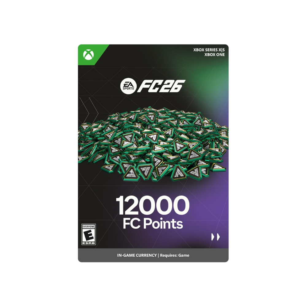 XBOX《EA SPORTS FC 26》貨幣(12000 FC POINTS)