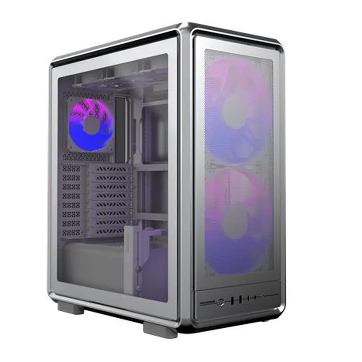 Cooler Master MasterFrame 500 Mesh ARGB ATX機箱(銀色)