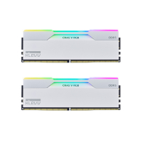KLEVV CRAS V RGB DDR5-8000MHz 32GB(16GB*2) CL38 晶燦白(KD5AGUA80-80D380J)