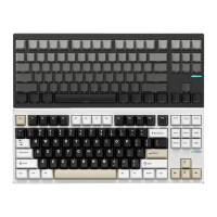 MCHOSE GX87S Full 鋁金屬外殼 三模無線機械鍵盤(Mist Blue Switch)