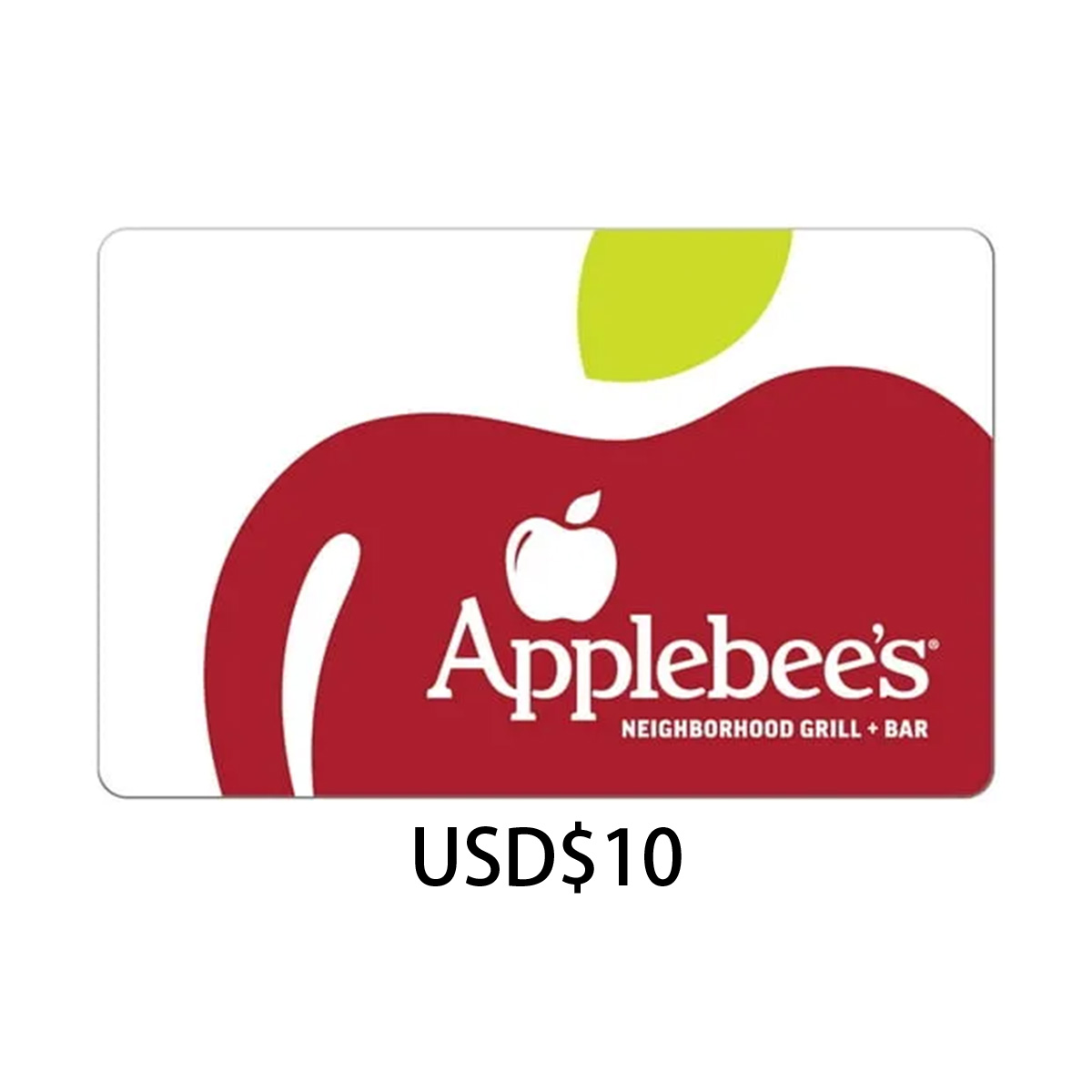 Applebees 禮品卡(僅適用於美國/加拿大)(10美元)