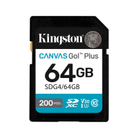 Kingston Canvas Go! Plus SD 記憶卡 SDG4(64GB)