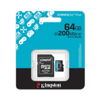 Kingston Canvas Go! Plus microSD 記憶卡 SDCG4(64GB)