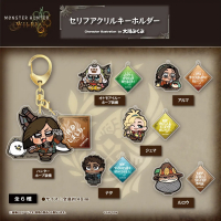 Monster Hunter Wilds ×大川bkub 台詞壓克力鑰匙圈(01. 獵人 希望套裝)