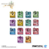 Fanthful《魔物獵人 荒野》Monster Hunter Wilds 武器壓克力別針徽章盲盒(整盒14款)