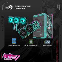 2000Fun-【ROG X HATSUNE MIKU EDITION】自選電腦組合 9800X3D/ RTX5080/ 48GB RAM/ 2TB SSD-Powered by ASUS