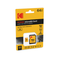 Kodak 柯達 ULTRA PERFORMANCE Class 10 UHS-1 U3 V30 A1 microSD 記憶卡(64GB)