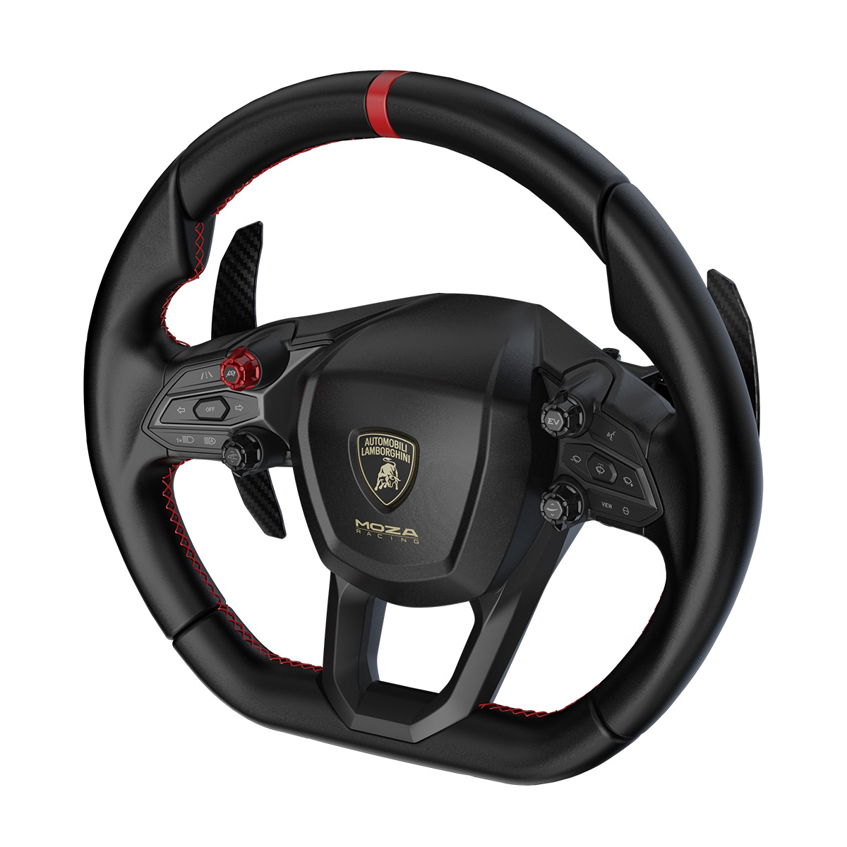 MOZA Racing × 林寶堅尼 Lamborghini Revuelto方向盤