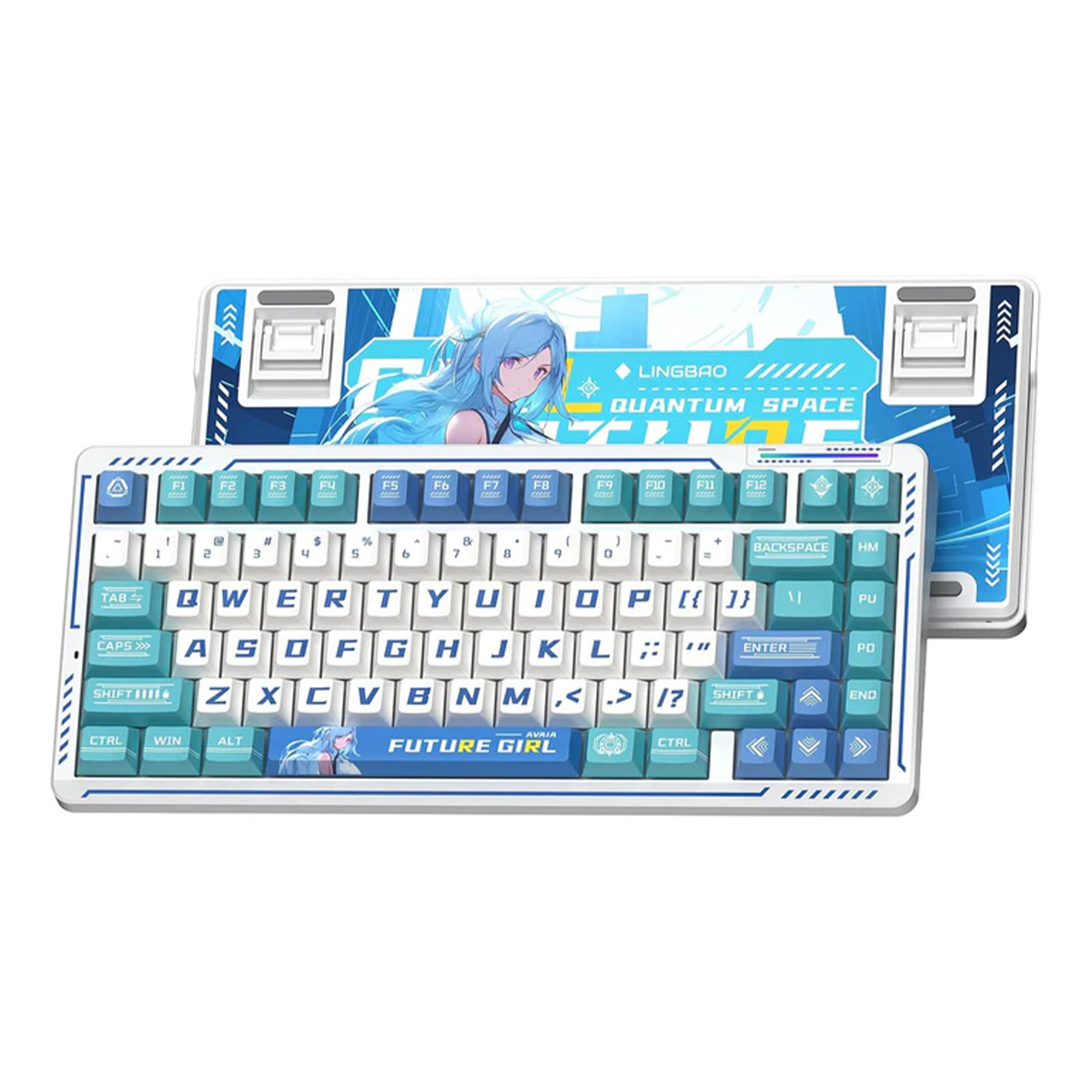 Lingbao 凌豹 K75 三模無線機械鍵盤(Blue-Avaia)