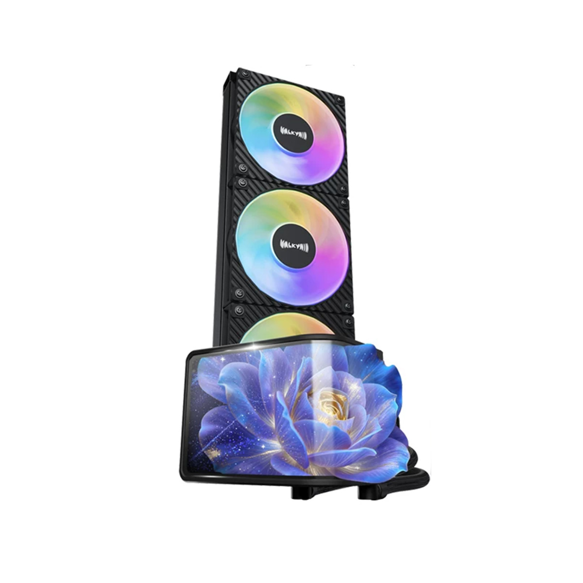 Valkyrie N360 配 6.67吋 AMOLED 3D 曲面磁吸屏幕 水冷散熱器(黑色)