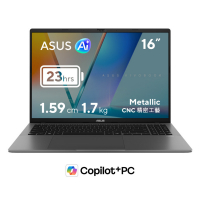 ASUS Vivobook S (series 3) 16吋 FHD OLED (Ryzen AI 7 445+32GB+1TB+Win11 Home) 手提電腦(M3607GA-MG7015W)