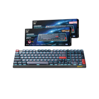 XPower CHARON 98鍵 三模式無線矮軸機械鍵盤(茶軸)