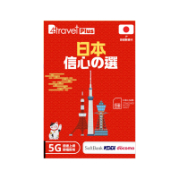B4travel 三網絡 日本 5天 5GB 5G 無限上網卡 | 電話卡(5日5GB)