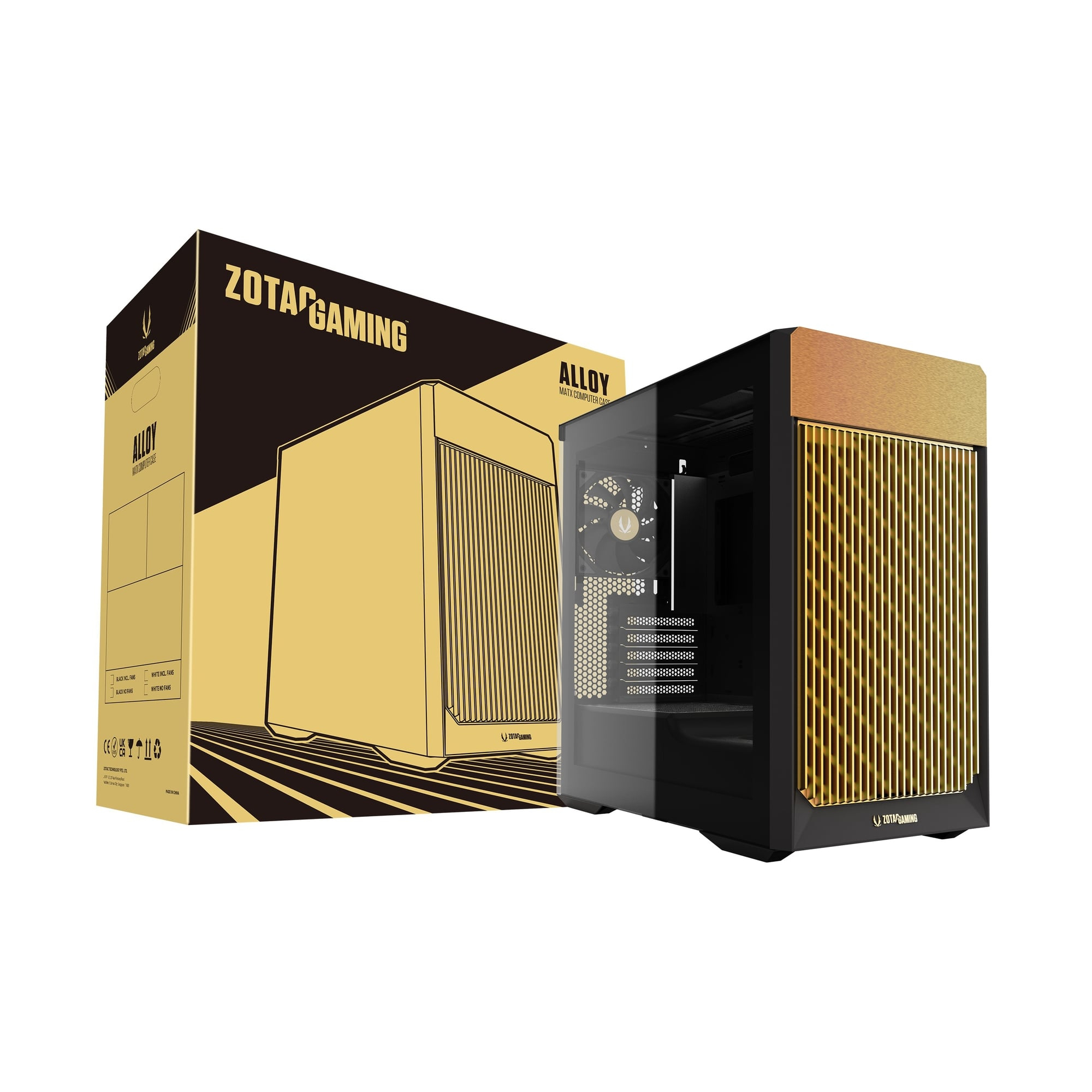 ZOTAC Alloy M-ATX 機箱(黑金)