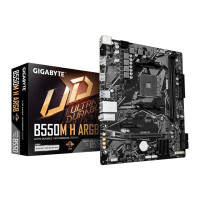 Gigabyte B550M H ARGB MATX主機板