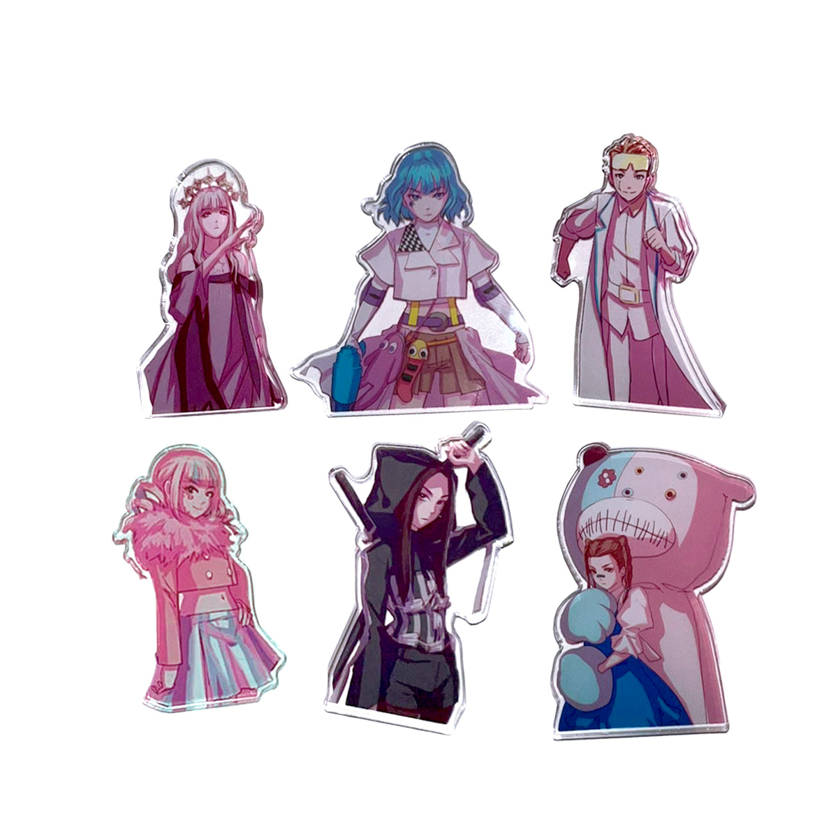 《電競女孩》Gamer Girls 角色襟章(全套)