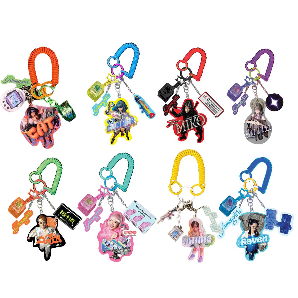 《電競女孩》Gamer Girls 角色鑰匙扣盲盒(1盒)