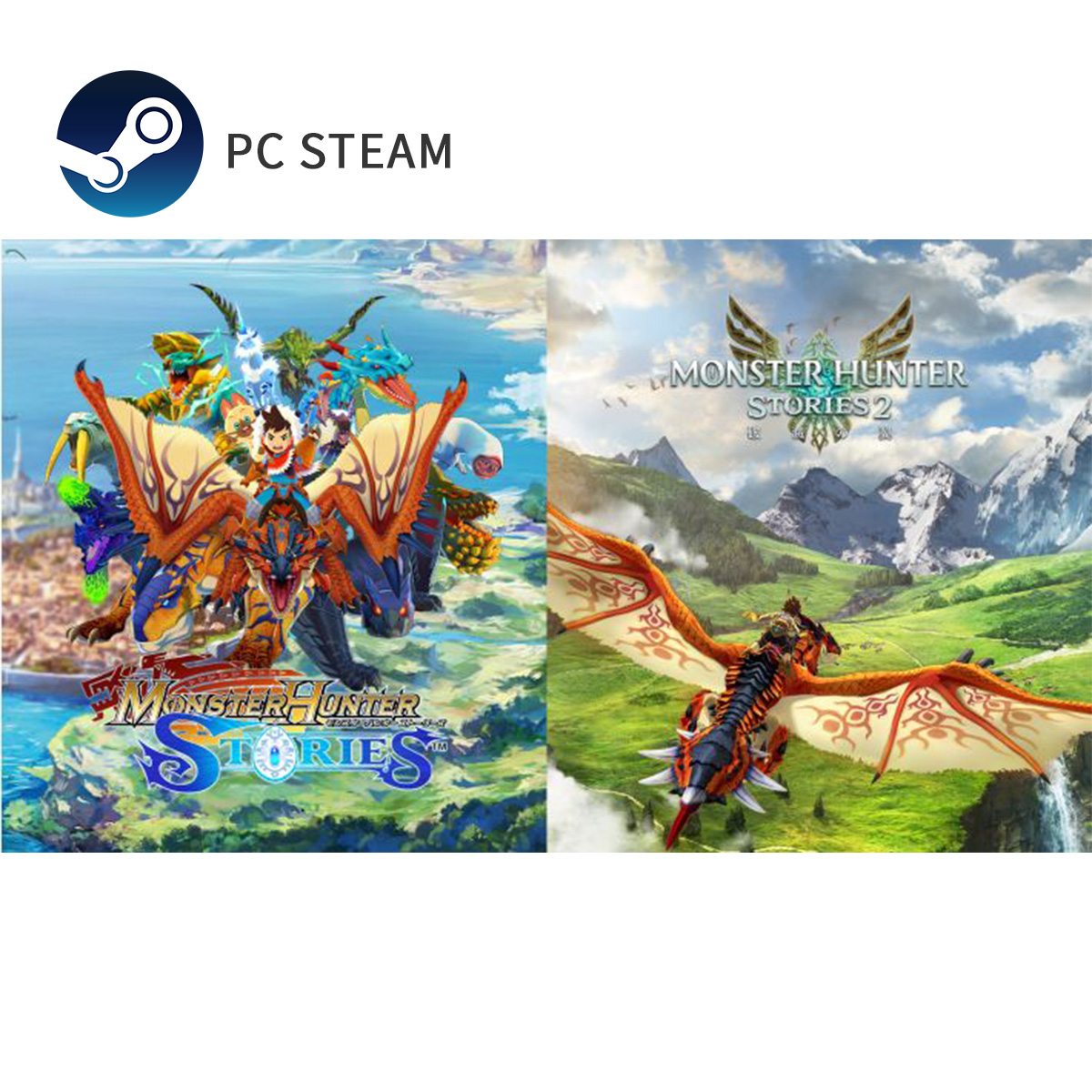 PC STEAM《魔物獵人 物語 1+2 組合包》Monster Hunter Stories 1+2(數位版)