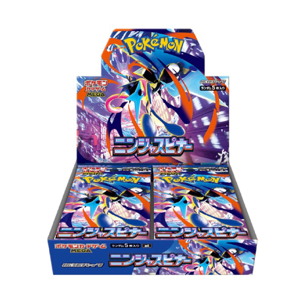 Pokemon TCG 寶可夢卡牌遊戲 日文版 MEGA超級進化(ニンジャスピナー-擴充包-1盒)