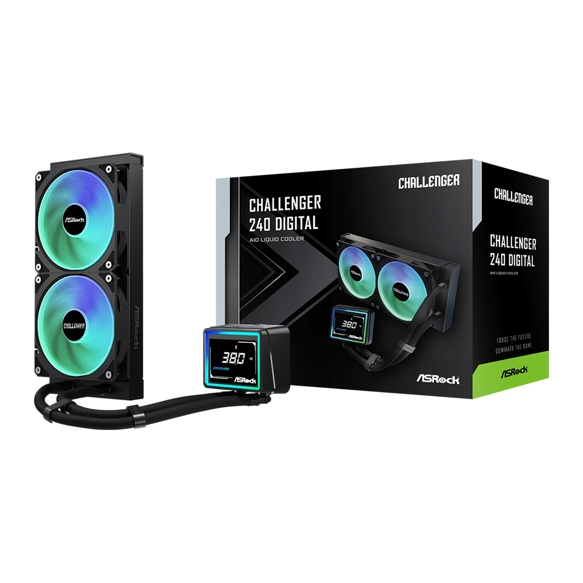 ASRock CHALLENGER Digital 水冷散熱器(240mm-黑色)