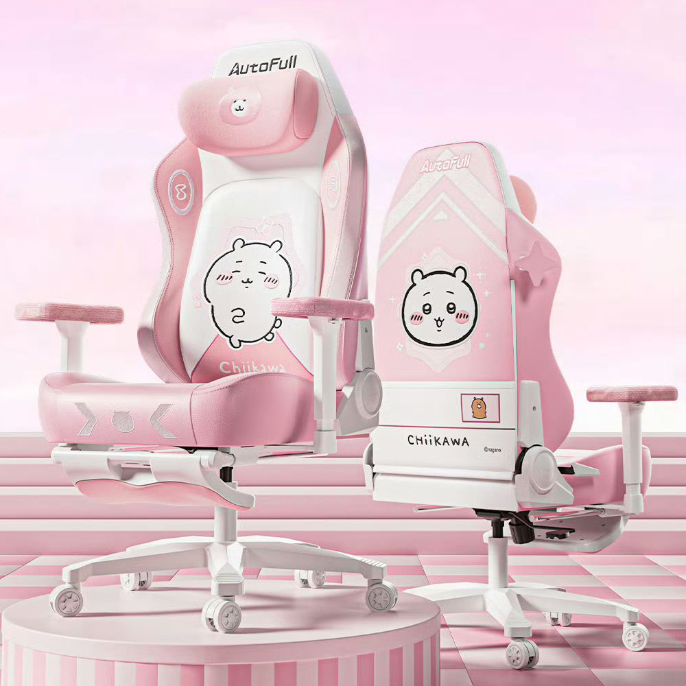 Autofull 傲風 C3 Pro Chiikawa聯名版人體工學椅連腳托 | 附贈2款周邊產品(Chiikawa 吉伊卡哇)