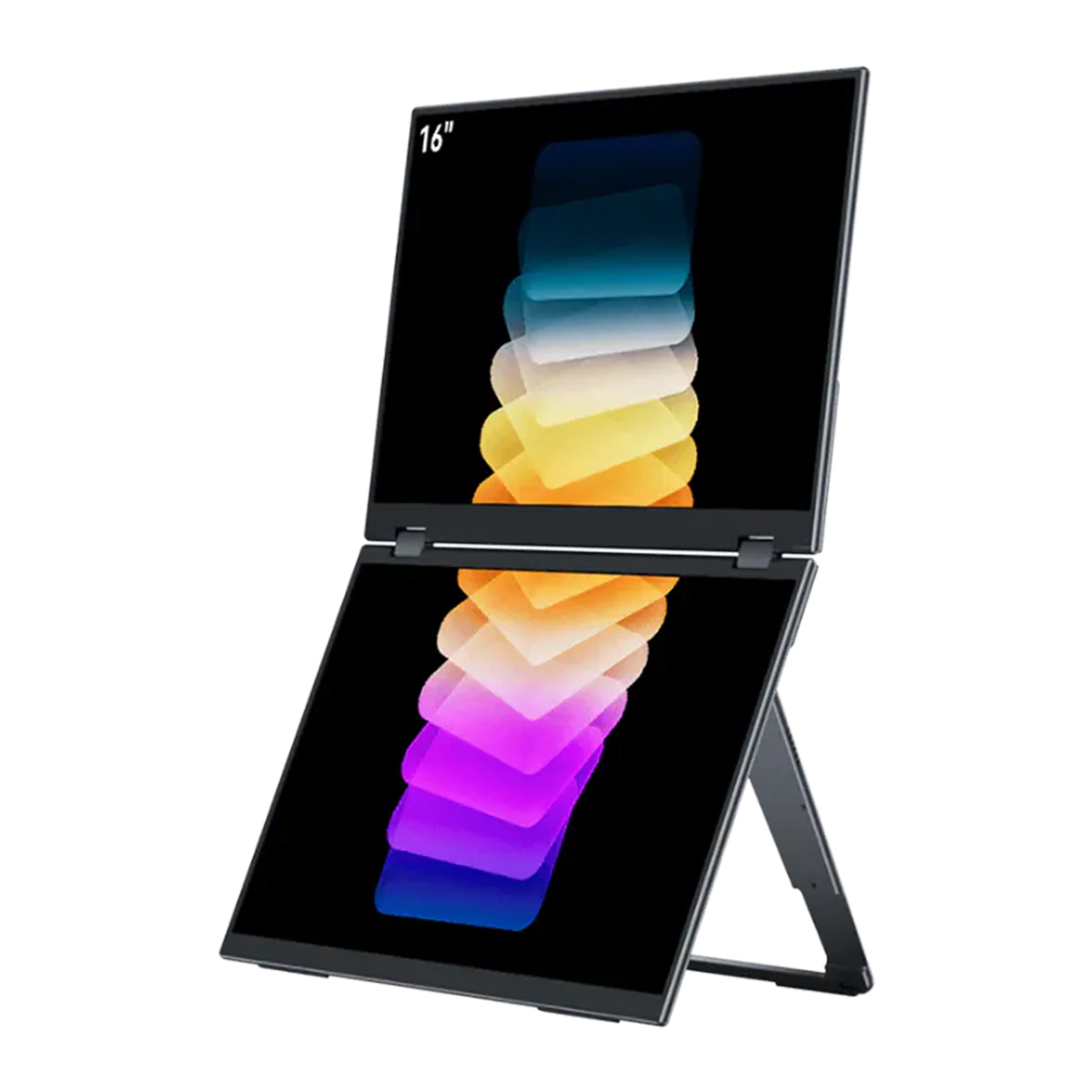 EHOMEWEI X1 雙16吋 1200P FHD 16:10 60Hz IPS 便攜式顯示器(無觸控)