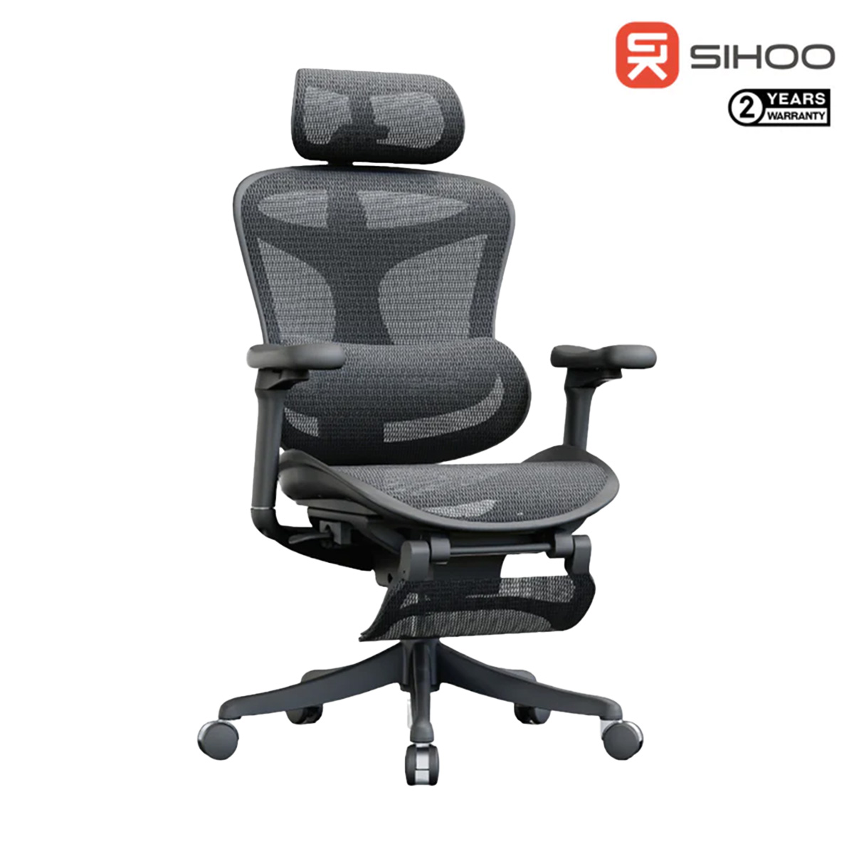 C392A Sihoo 西昊 Doro C100 行政人體工學辦公網椅(不帶腳踏-黑色)