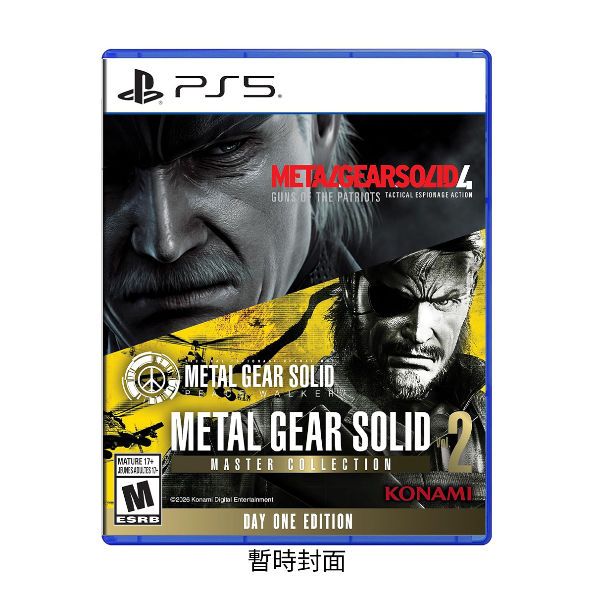 PS5《潛龍諜影 Master Collection Vol.2》Metal Gear Solid Master Collection Vol.2