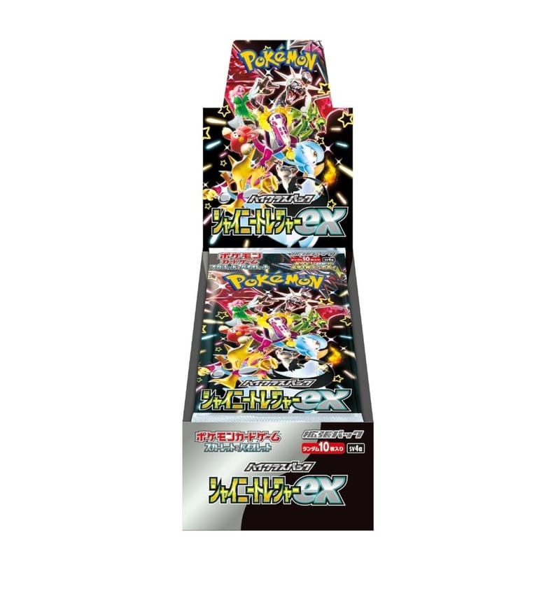 Pokemon TCG 寶可夢卡牌遊戲 日文版 朱&紫(シャイニートレジャーex-擴充包-1盒)