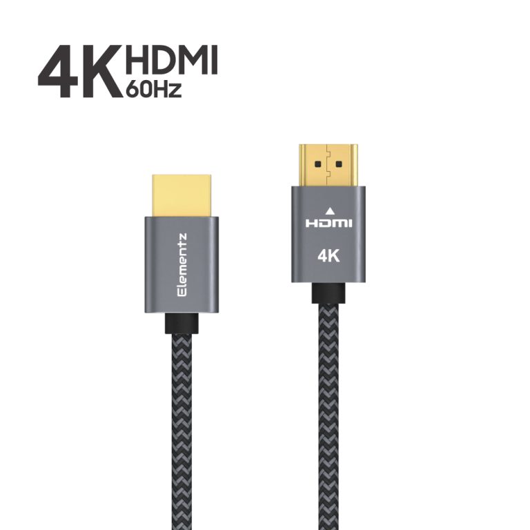 Elementz HDMI To HDMI 4K@60Hz 影像傳輸線(HD-200GY)(200cm)