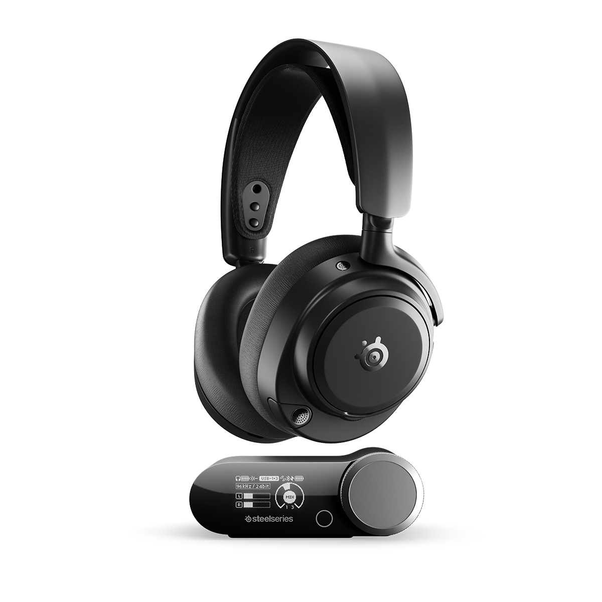 SteelSeries Nova Pro Omni ANC主動降噪 無線遊戲耳機(黑色)