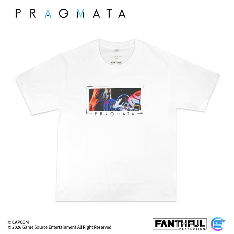 Fanthful《人機迷網》Pragmata 純棉T-Shirt(S-白色)