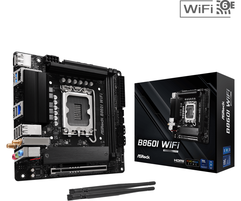 ASRock B860I WiFi ITX主機板