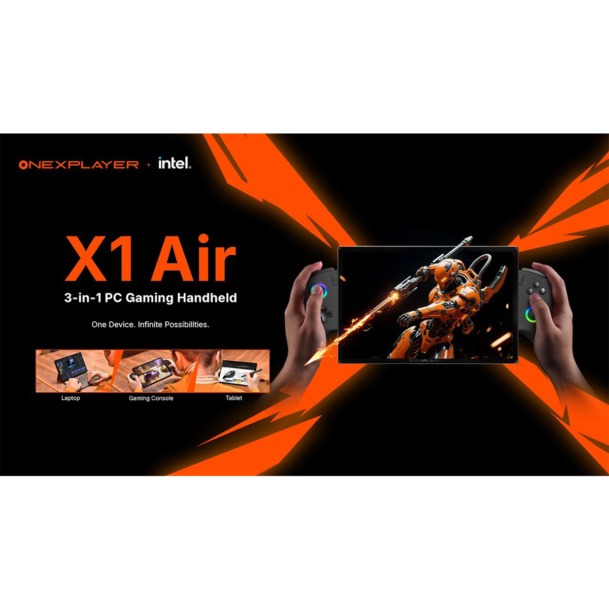 OneXPlayer X1 Air 手持式電競電腦(Intel 258V 32GB+1TB)
