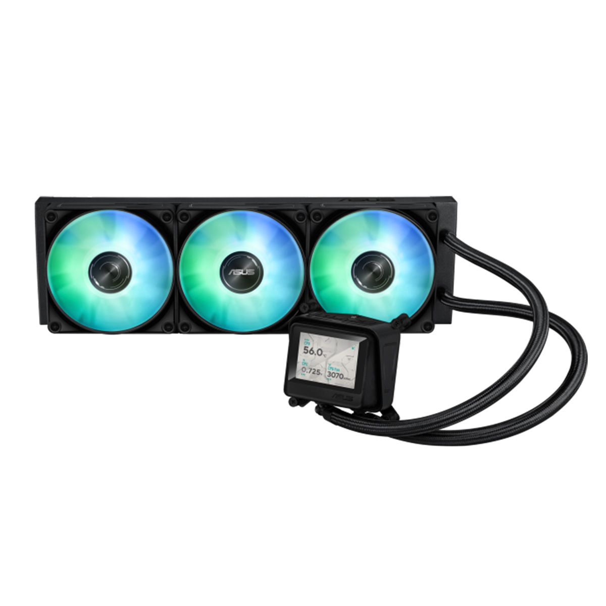 ASUS MAX GAMING LC 360 ARGB LCD 水冷散熱器(黑色)