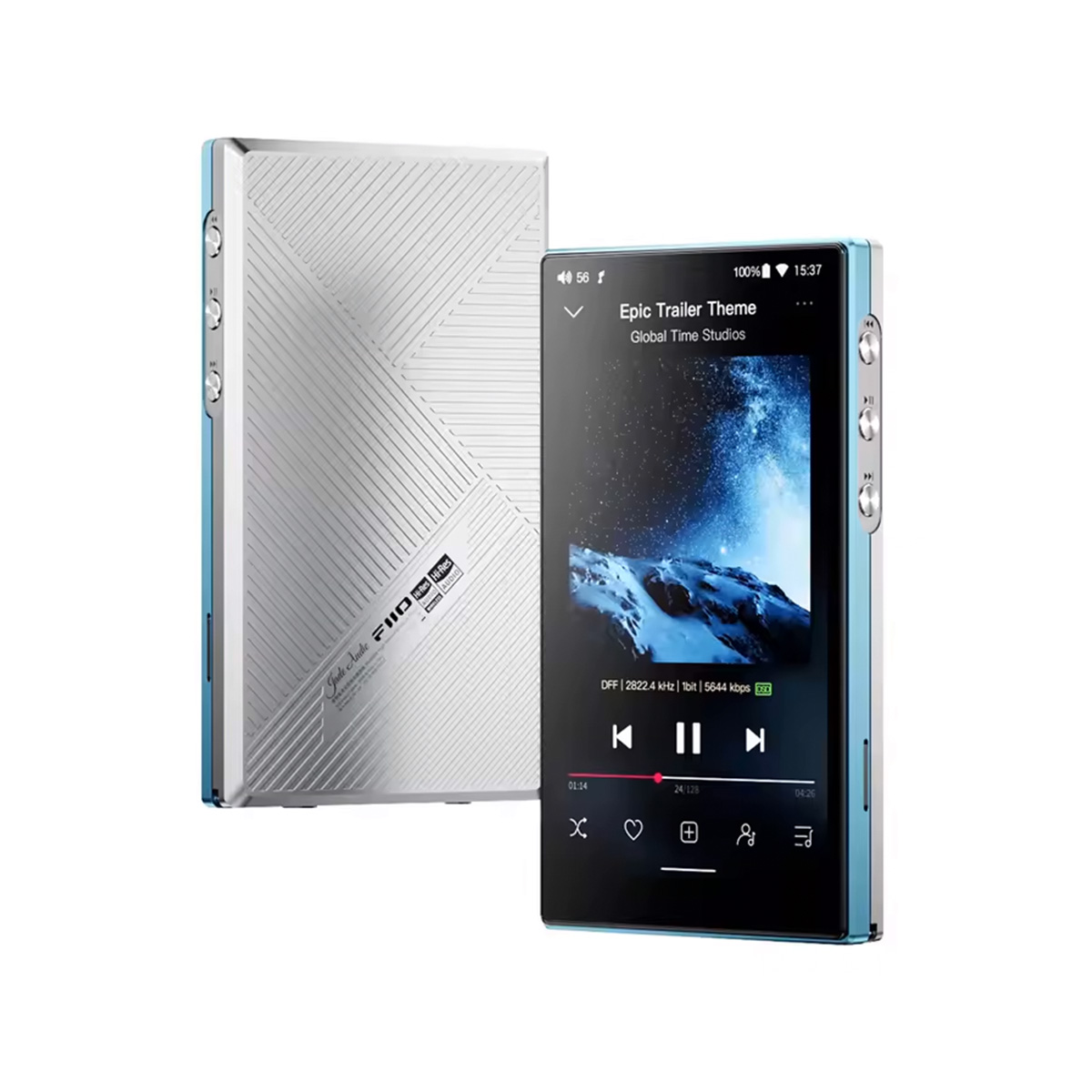 FiiO JM21 便攜高清無損音樂播放器(4GB+64GB-天藍色)