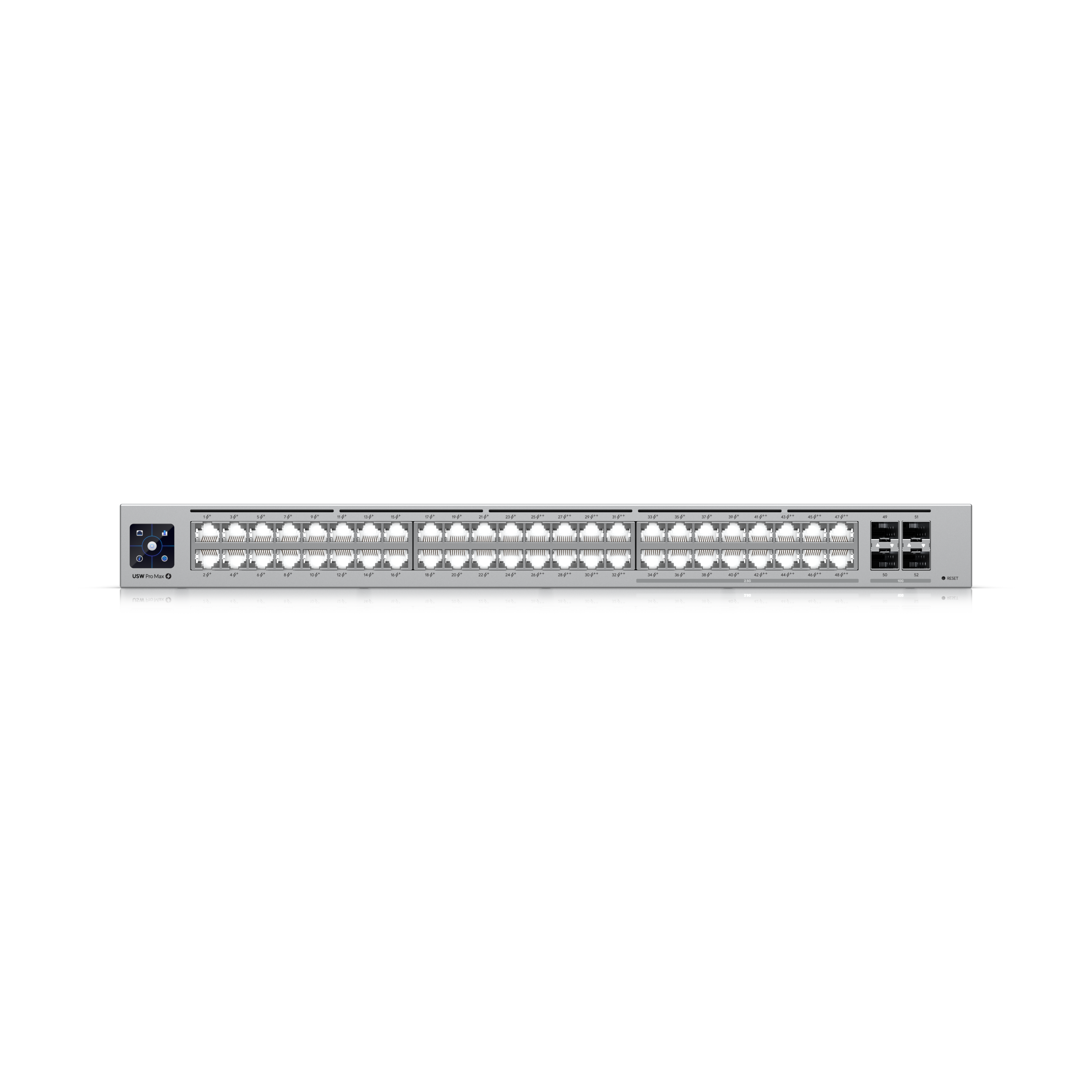 Ubiquiti UniFi Pro Max 48 PoE 48-Port 2.5GbE / 720W PoE 專業燈效 PoE 交換機