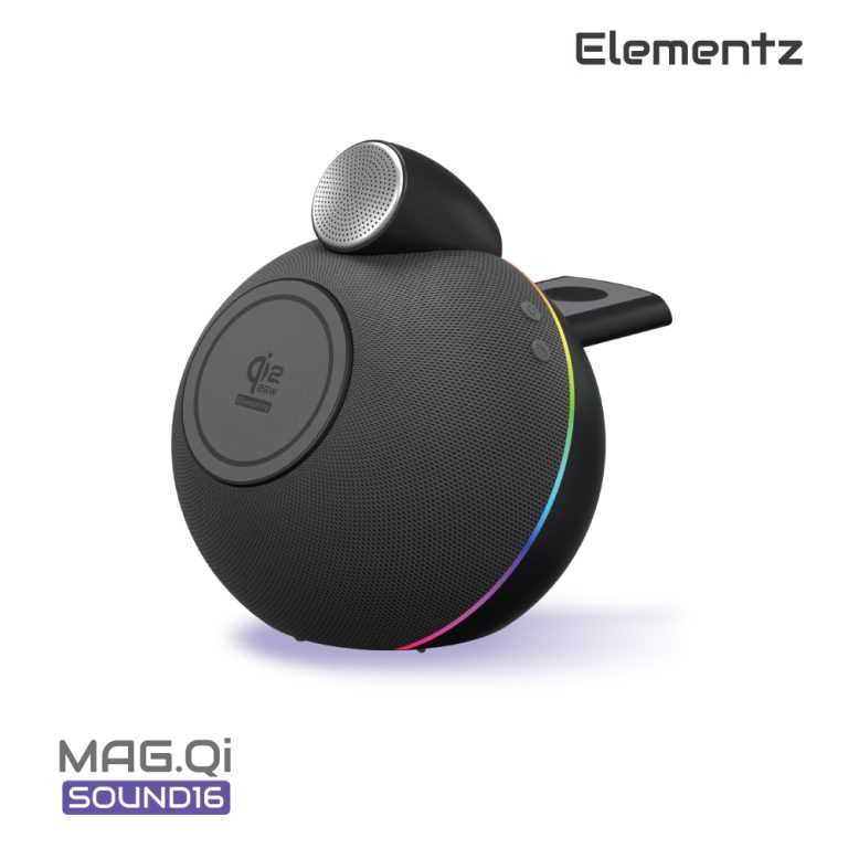 Elementz Sound 16 Mag Qi 25w 無線磁吸充電座及藍牙喇叭(FC-S16)(黑色)
