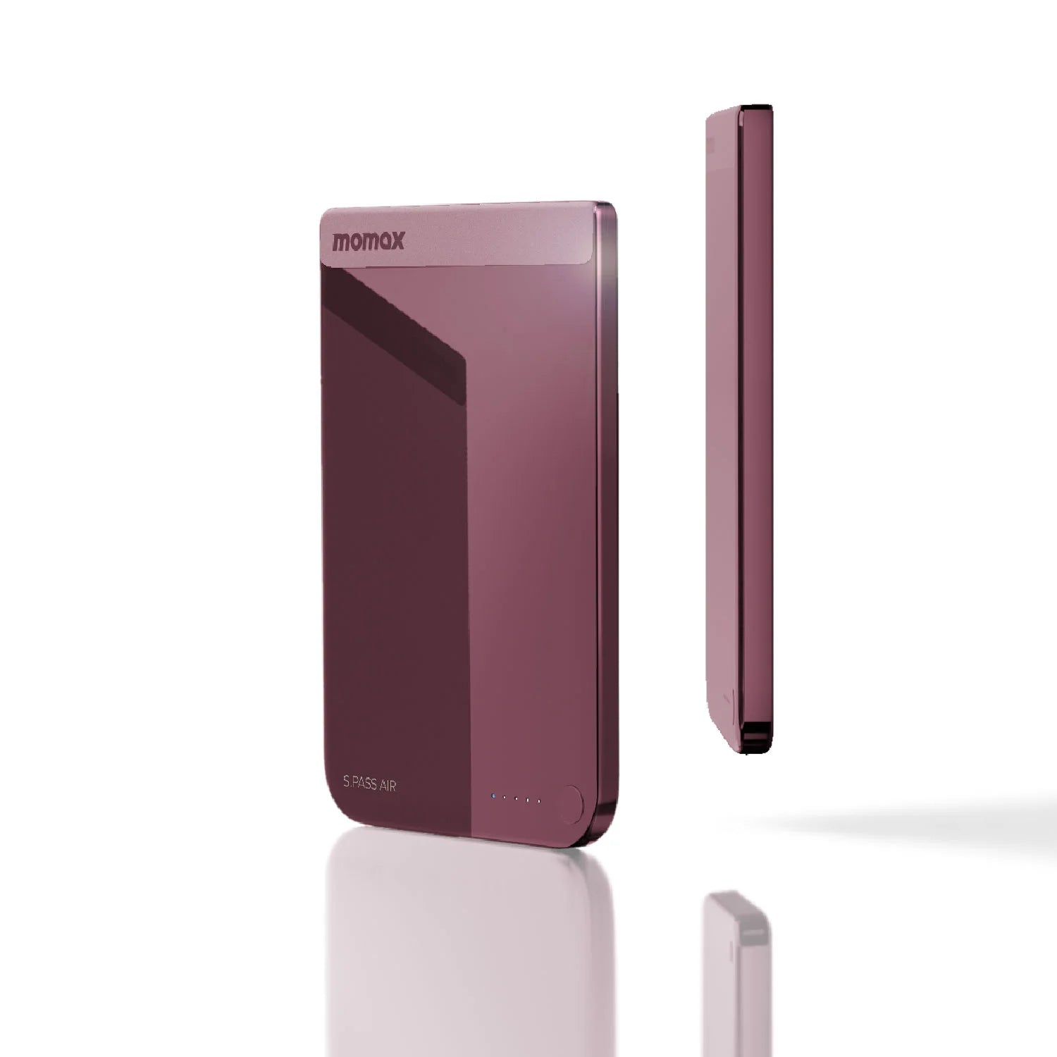 MOMAX 1-Power S.Pass Air 5000mAh 超薄磁吸流動電源(IP180)(紅色)