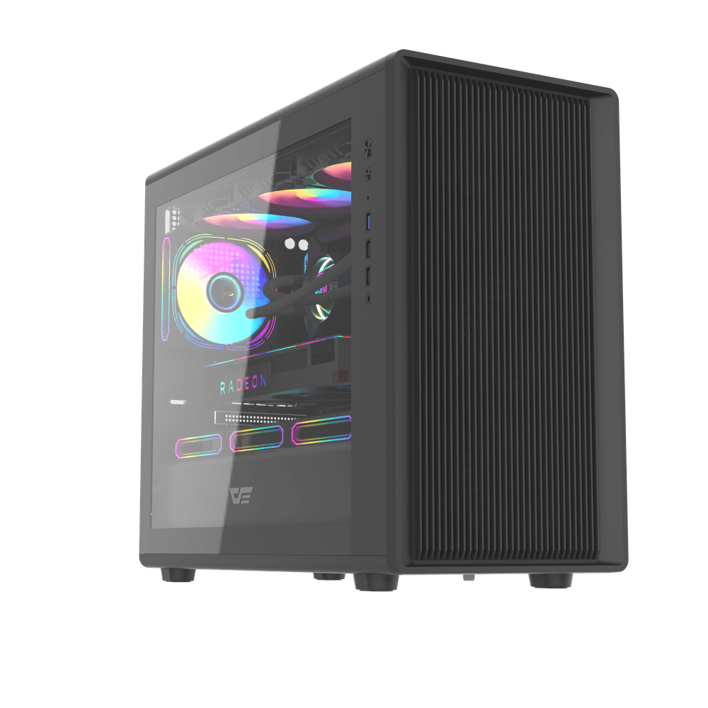 DarkFlash DB460M M-ATX機箱(黑色)