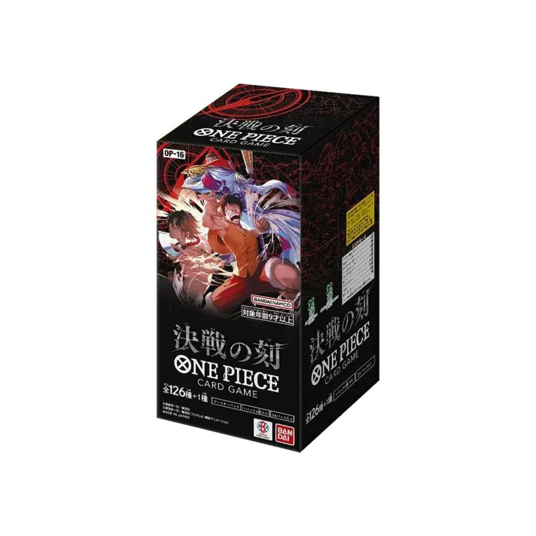 【日版】One Piece TCG 海賊王卡牌遊戲(OP16-決戦の刻-補充包-1盒)