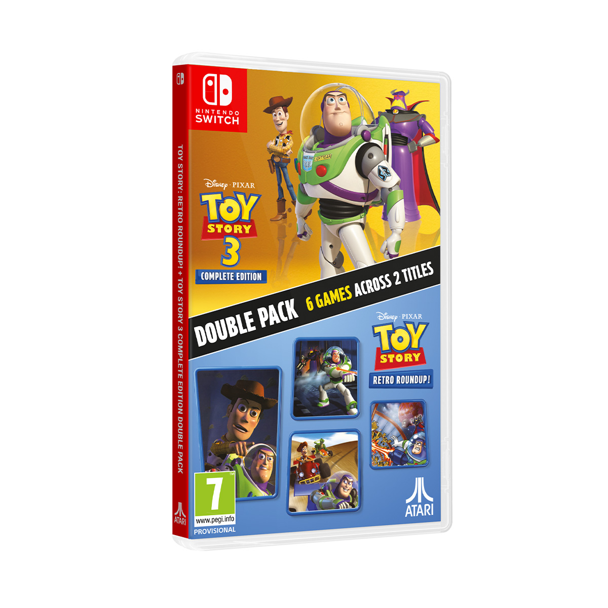 NS《玩具總動員：復古合輯 & 玩具總動員3：完整版》Toy Story: Retro Roundup! + Toy Story 3 Complete Edition Double Pack(日中版)