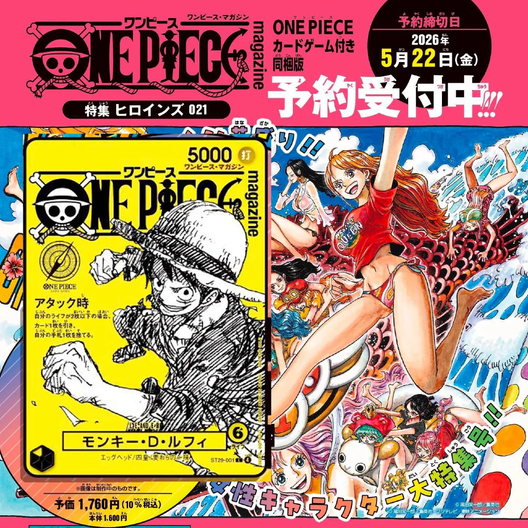 【日版】One Piece TCG 海賊王卡牌遊戲(Magazine 21)
