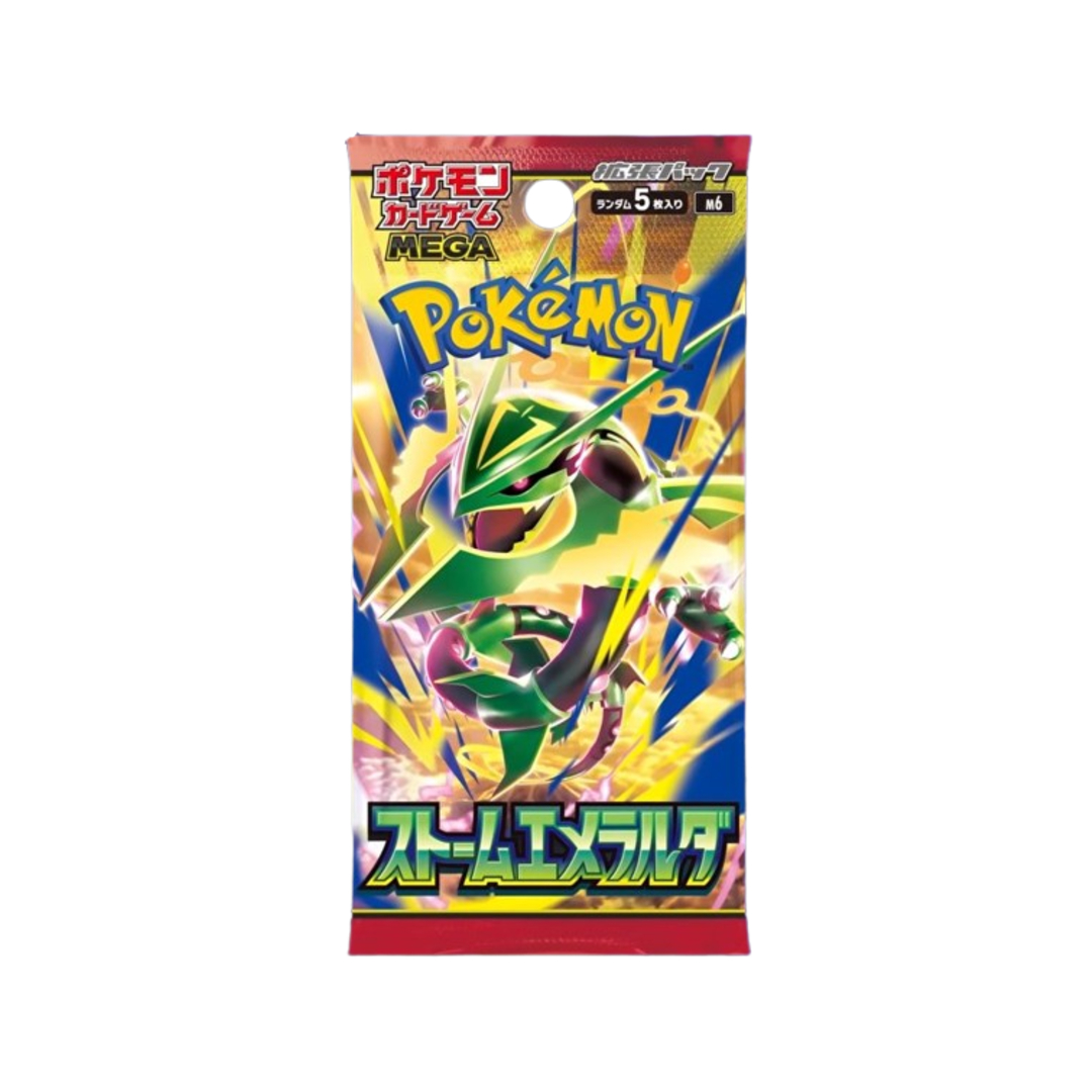 【日版】Pokemon TCG 寶可夢卡牌遊戲 日文版 MEGA超級進化(M6-ストームエメラルダ-擴充包-1盒)