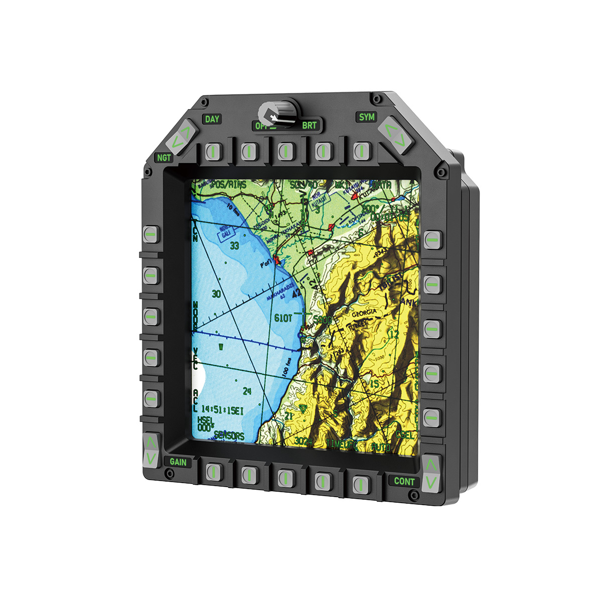 MOZA Flight AMPCD 多用途飛行彩色顯示器 (F18造型)